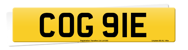 Registration number COG 91E